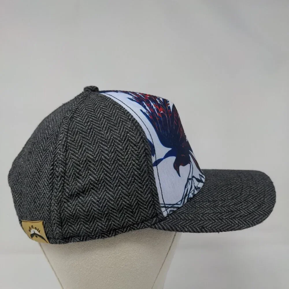Art by Abby Paffrath Snapback Hat Multicolor OSFA Herringbone Livin Lovin Life